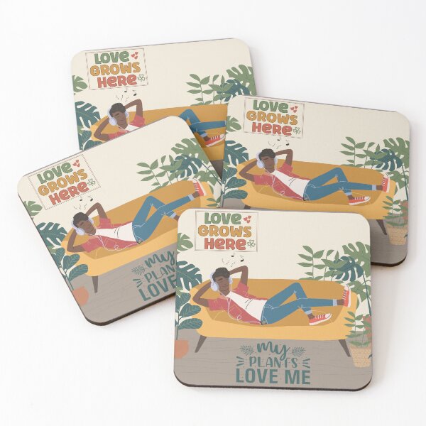 Item preview, My plants love me designed and sold by Be-RasCreatives.