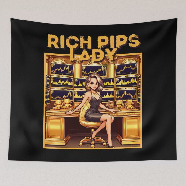 Item preview, Rich Pips Lady Gold Trading Charts designed and sold by Zwuck.