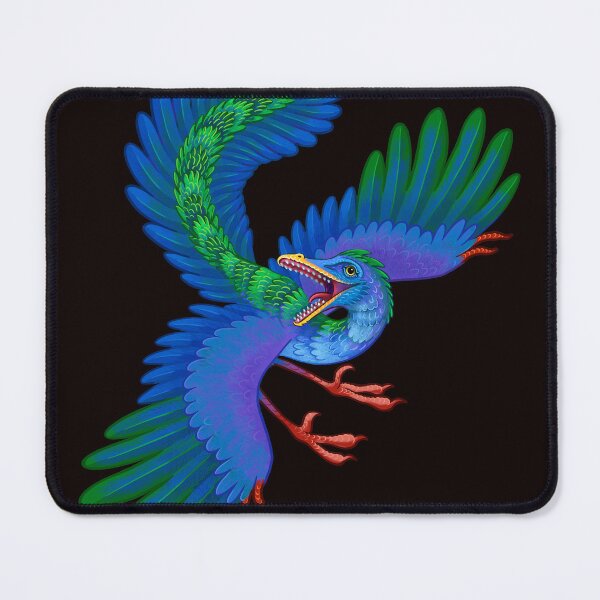 Item preview, Archaeopteryx in Blue and Green! designed and sold by Kererū Brewing.