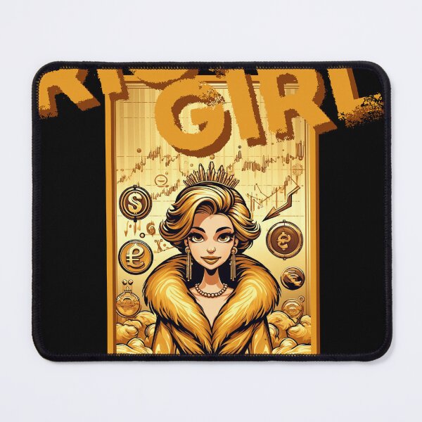Item preview, Rich Woman Gold Bars Gold Dollar Charts designed and sold by Zwuck.
