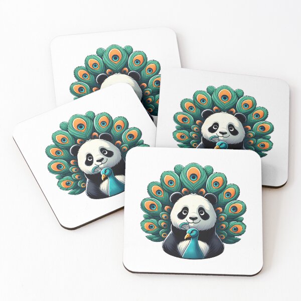 Item preview, Cute panda peacock  designed and sold by Animalpetslover.