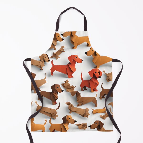 Item preview, Origami Art - Puppy Paws Parade: A Multitude of Dachshund Delights designed and sold by ArtfulFolds.