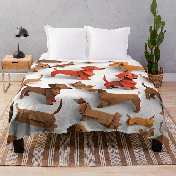 Item preview, Origami Art - Puppy Paws Parade: A Multitude of Dachshund Delights designed and sold by ArtfulFolds.