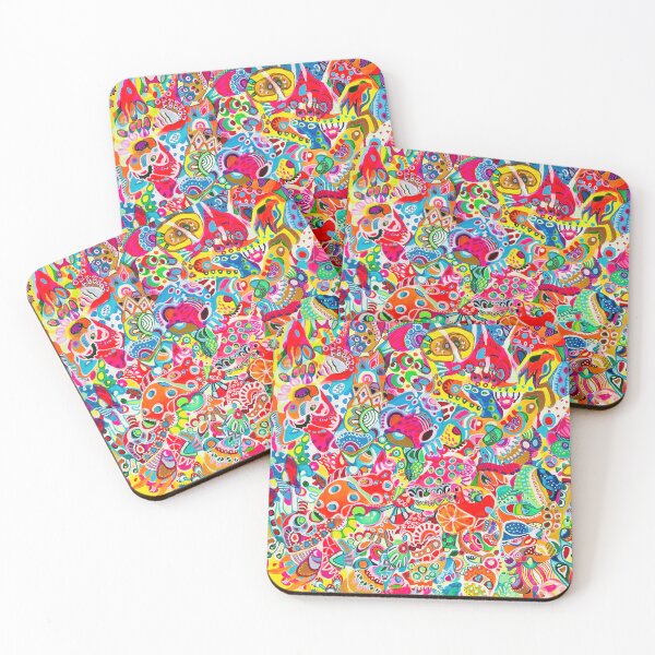 Item preview, 20. CRUSH - Vibrant Color Explosion Abstract Art by Veera Zukova designed and sold by Veera Zukova.