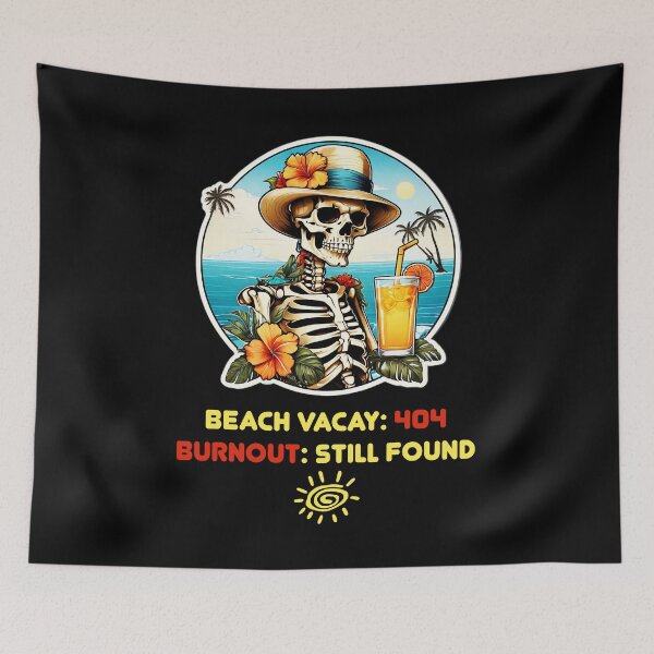 Item preview, HTTP 404 - Beach Vacay not Found designed and sold by Ridiculam Toga.