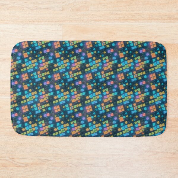 Item preview, Neon Futuristic Techno blocks  designed and sold by JashJhaveri.