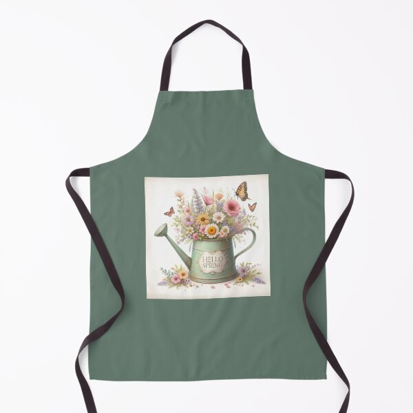 Item preview, watering can flower and butterflies designed and sold by cathygwen.