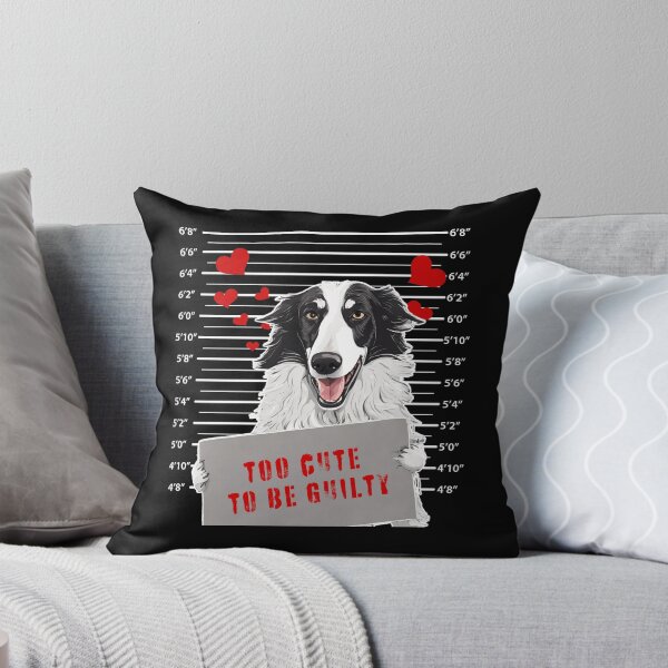 Item preview, Prisoner Dog Borzoi "Too Cute To Be Guilty" designed and sold by GoodyPaws.