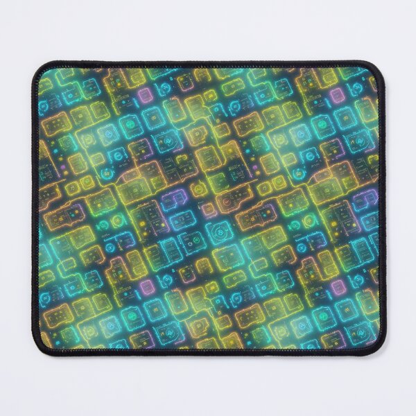 Item preview, Neon Futuristic Techno Holograms designed and sold by JashJhaveri.