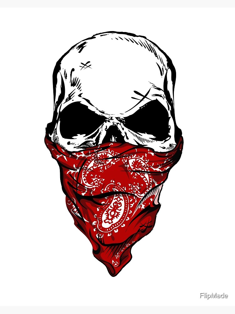 Skull Ski Mask" Art Board Print for Sale by FlipMade | Redbubble