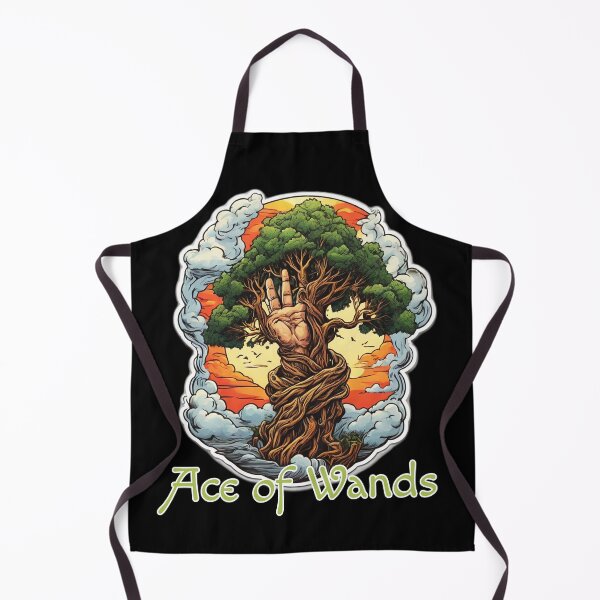 Item preview, Tarot Minor Arcana Ace of Wands Card - Green Tree designed and sold by Pixel Waite.