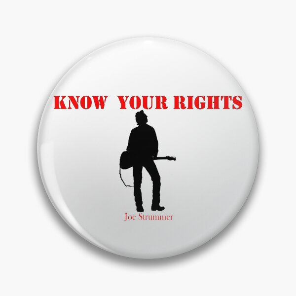 Item preview, Joe Strummer Know Your Rights designed and sold by toxicrehab.