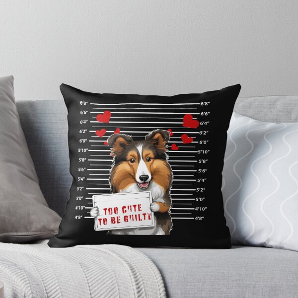 Item preview, Prisoner Dog Shetland Sheepdog   "Too Cute To Be Guilty" designed and sold by GoodyPaws.