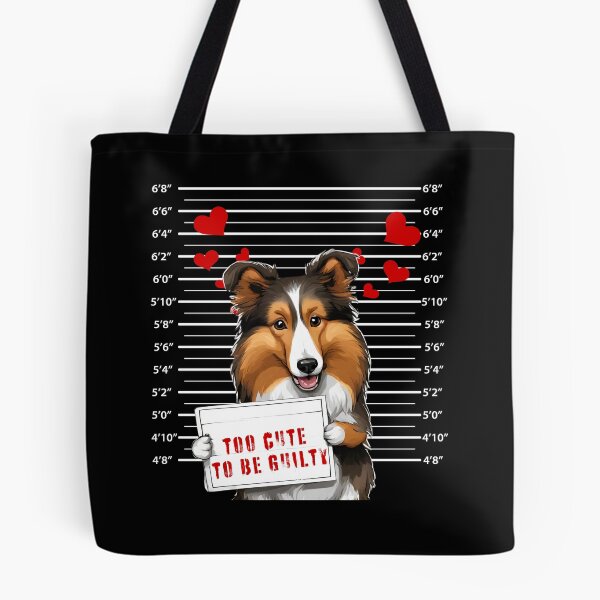 Item preview, Prisoner Dog Shetland Sheepdog   "Too Cute To Be Guilty" designed and sold by GoodyPaws.