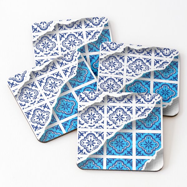 Item preview, Fragment Mosaic Tile Pattern Blue designed and sold by Bobby-Dazzler.