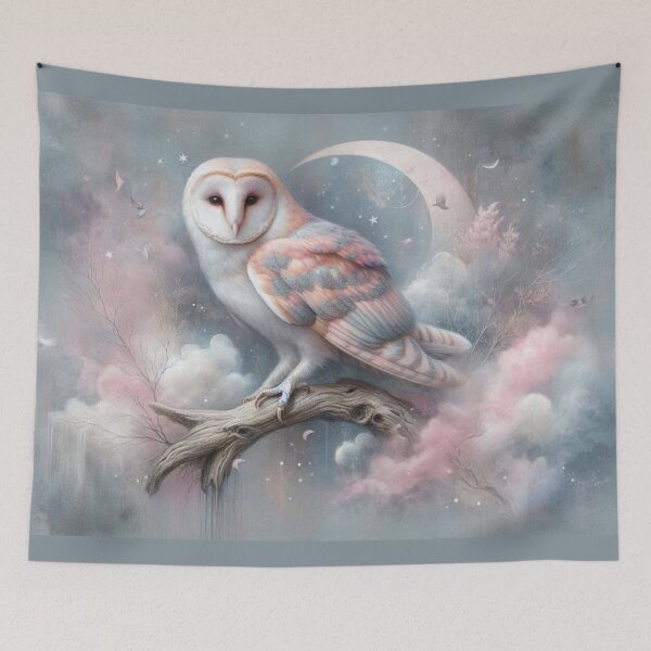 Item preview, Soft Dreamy Owl designed and sold by BluesSketchbook.