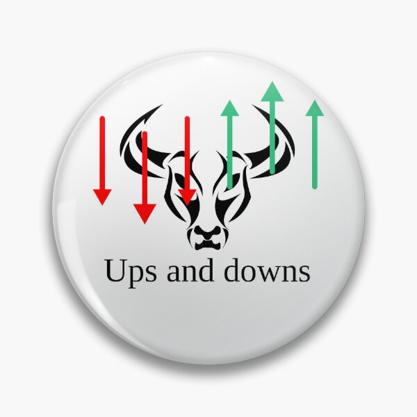 Item preview, Trading Bull Up And Down designed and sold by SrSCreative.