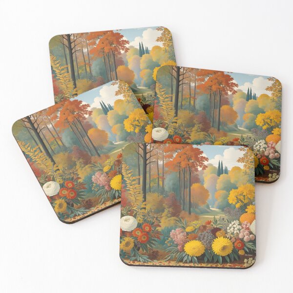 Item preview, Warm Forest With Flowers designed and sold by Nira Dabush.