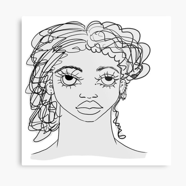 Item preview, monochrome portrait designed and sold by Kalhanne.