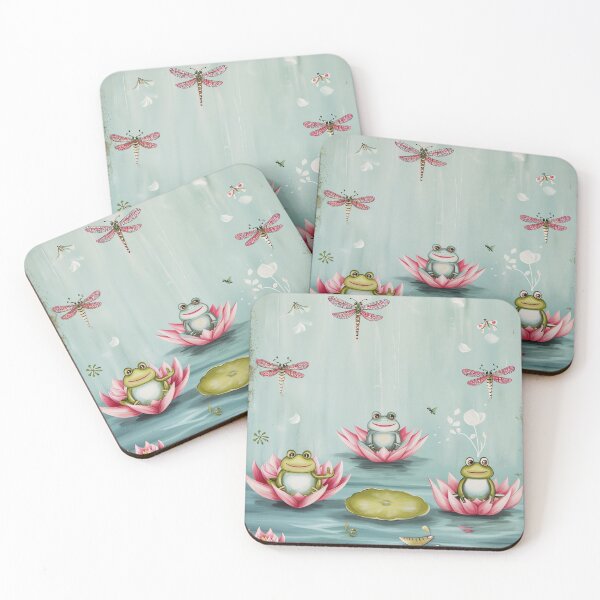 Item preview, Froggy Yoga Pond designed and sold by cute-animals99.