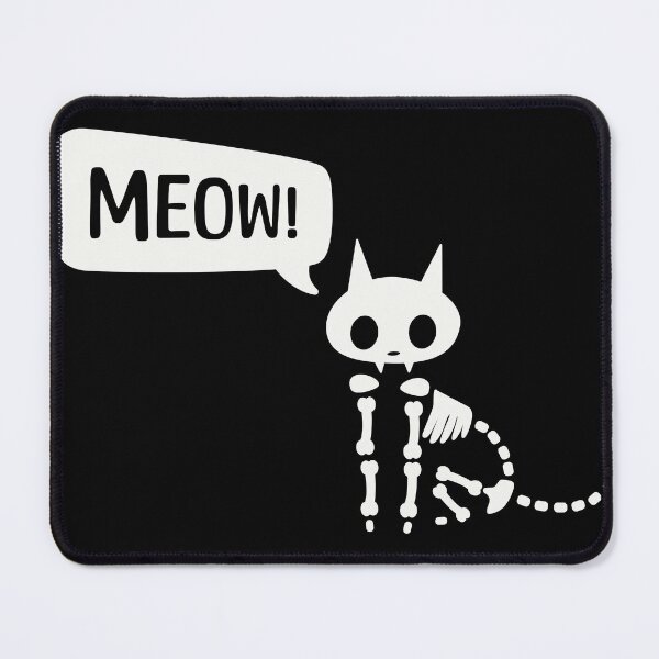 Item preview, Meow! Skeleton cat designed and sold by dmtdc.