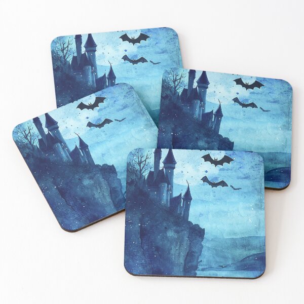 Item preview, Moonlit Bat Castle designed and sold by cute-animals99.