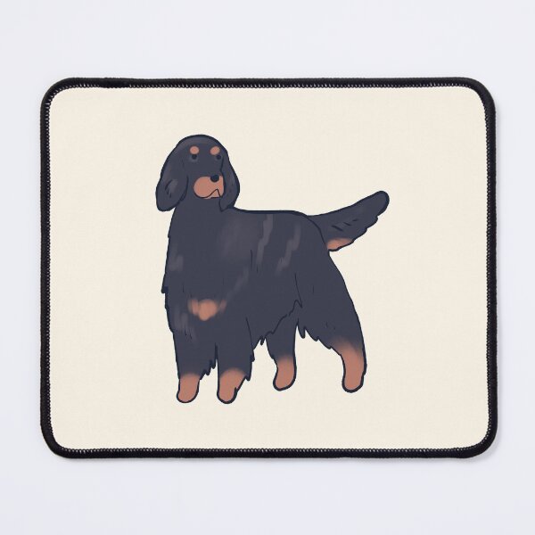 Item preview, Cute Gordon Setter dog illustration designed and sold by Mayarart.
