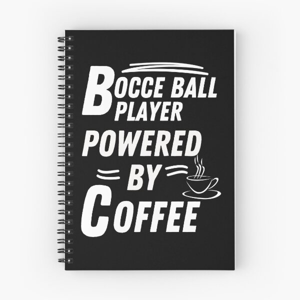 Item preview, Bocce ball player powered by coffee designed and sold by annoying-shirts.