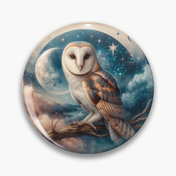 Item preview, Rustic Night Time Owl designed and sold by BluesSketchbook.