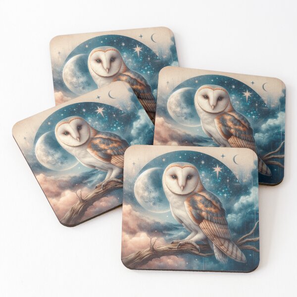Item preview, Rustic Night Time Owl designed and sold by BluesSketchbook.