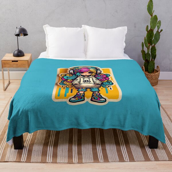 Item preview, Bassheads Girl - Hand-Drawn designed and sold by Sovietmovies.