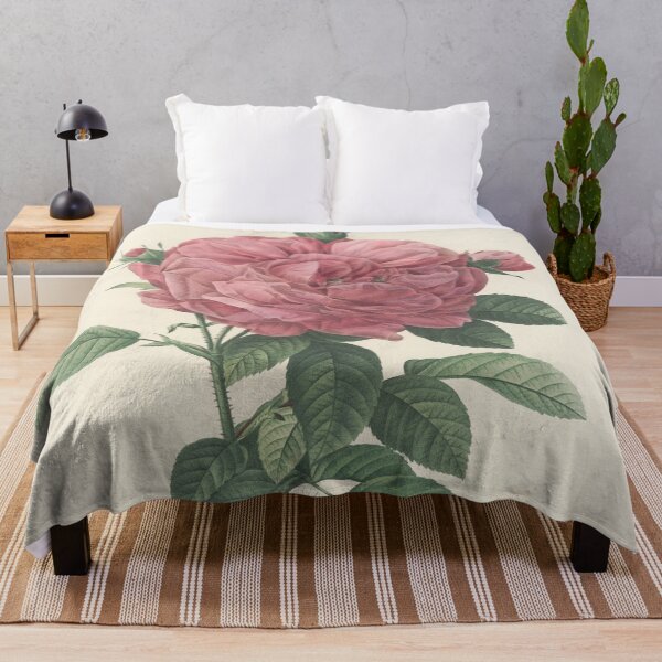 Item preview, Rosa Gallica Flore giganteo Flower Scientific Vintage Illustration designed and sold by Lacasadellora.