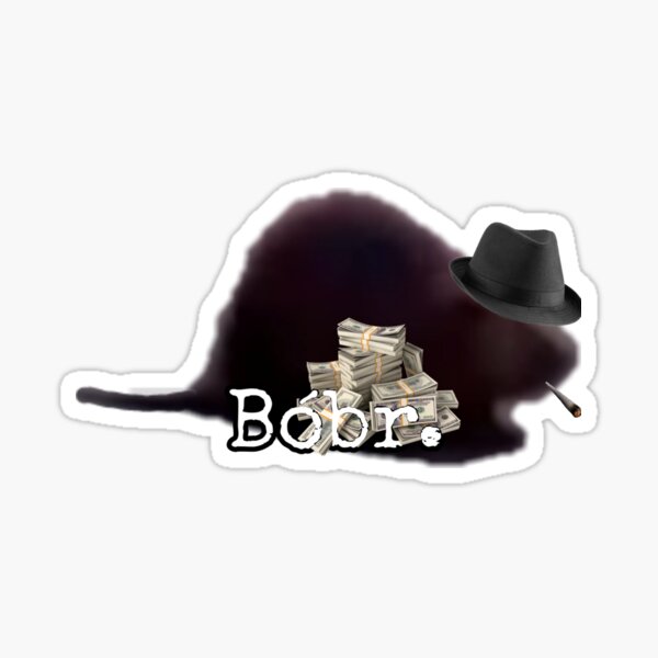 Item preview, Mafioso Bóbr. Meme image designed and sold by ShiftKNB.