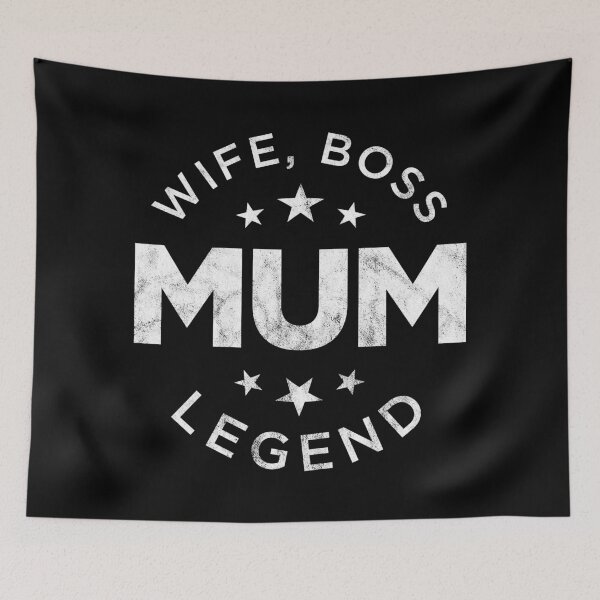 Item preview, Wife, Boss, Mum, Legend designed and sold by PaulSDesign.