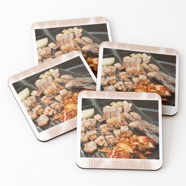 Item preview, Powered By BBQ Korean Food Kpop Kdrama Sticker Sheet Graphic designed and sold by socialarmour.