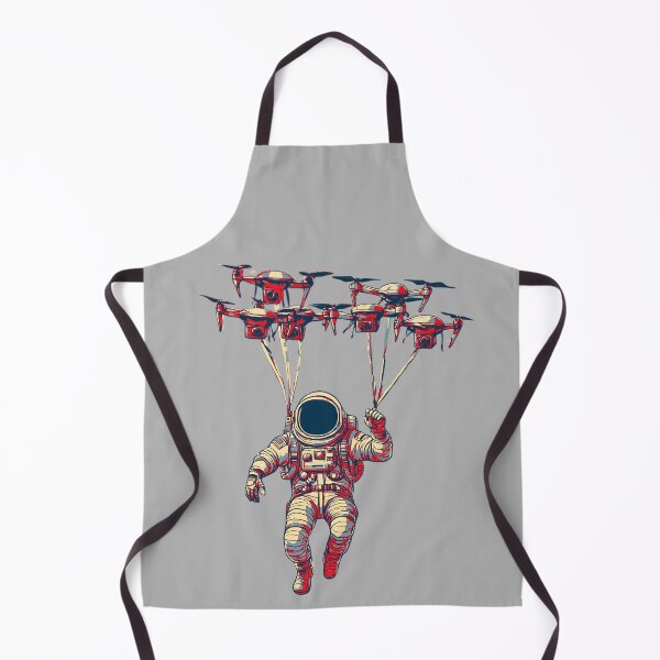 Item preview, Astronaut Flying With Drones designed and sold by TrueArtsStore.