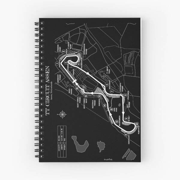 Item preview, TT Circuit Assen  (White Stencil-No Background) designed and sold by BGALAXY.