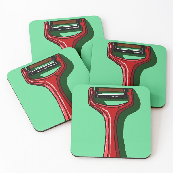Item preview, Pela patate rosso verde nero pop art designed and sold by Freakyart24.