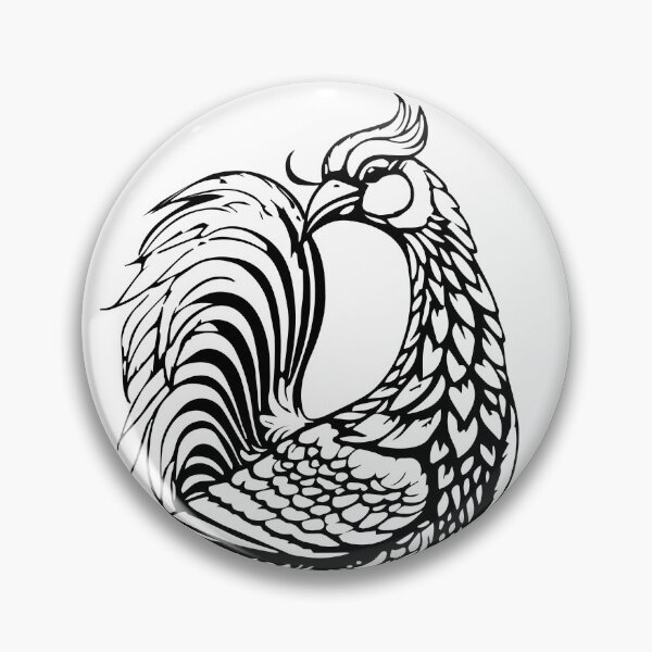 Item preview, Line Thai No.3 birds thai style traditional Drawing Tattoo design Thai pattern  art designed and sold by Bspaces.