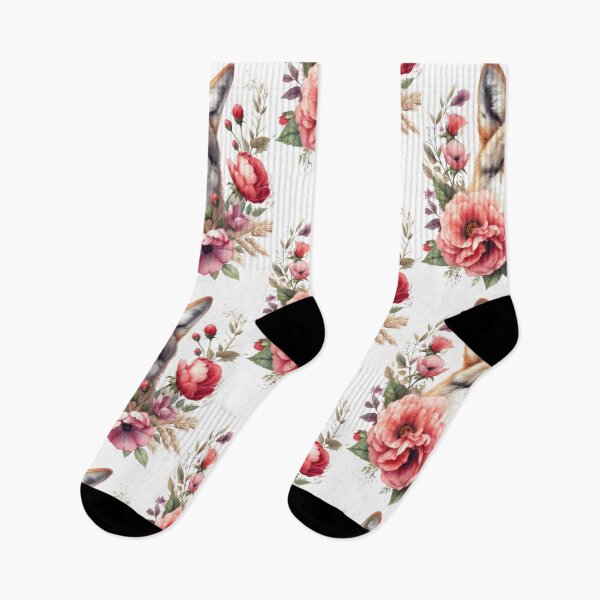 Item preview, Portrait of a coyote with flowers, cowgirl core trend, t-shirt design designed and sold by TrishaMcmillan.