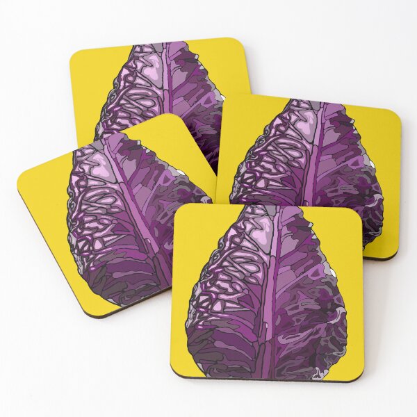 Item preview, Cavolo viola giallo verdura pop art designed and sold by Freakyart24.