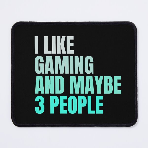 Item preview, I Like Gaming And Maybe 3 People , Funny Gamer , I Like Gaming and Maybe 3 People, Funny Gaming Gift, Video Game Graffiti designed and sold by Creativedsigna.