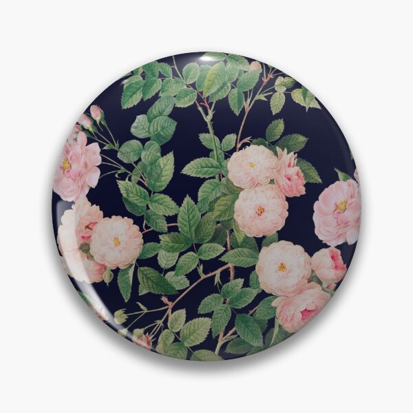Item preview, Pink Roses Blue Vintage Botanical Garden designed and sold by InovArtS.
