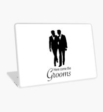 Here come the Grooms Laptop Skin