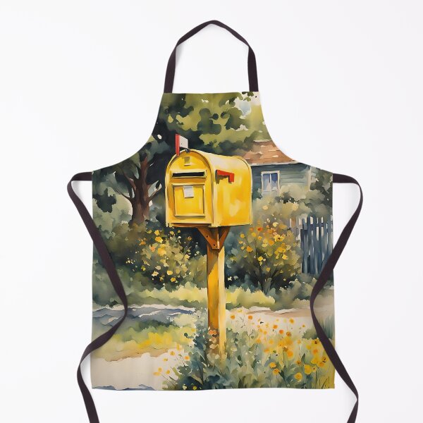 Item preview, Vintage Charm: Colorful Watercolor Mailbox designed and sold by REALDesign-Shop.