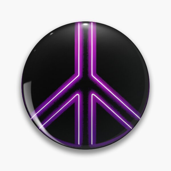 Item preview, Neon Glow Peace Symbol - Make Love Not War designed and sold by LeonaGallet5.