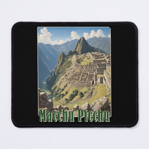 Item preview, Vintage travel poster - Peru Macchu Picchu 50's style designed and sold by Museum Of Non-Existing Art.