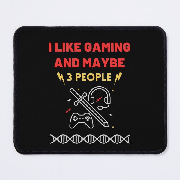 Item preview, I Like Gaming And Maybe 3 People , Funny Gamer , I Like Gaming and Maybe 3 People, Funny Gaming Gift, Video Game Graffiti designed and sold by Creativedsigna.