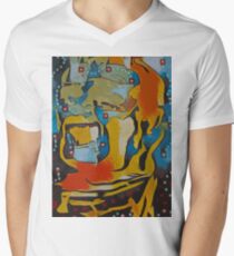 THE MAN IN THE MIRROR Men's V-Neck T-Shirt