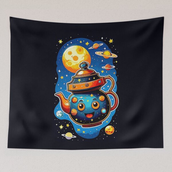 Item preview, Teapot that expresses positivity in space for a moment of happy relaxation. designed and sold by Giulivo Store Graphic.